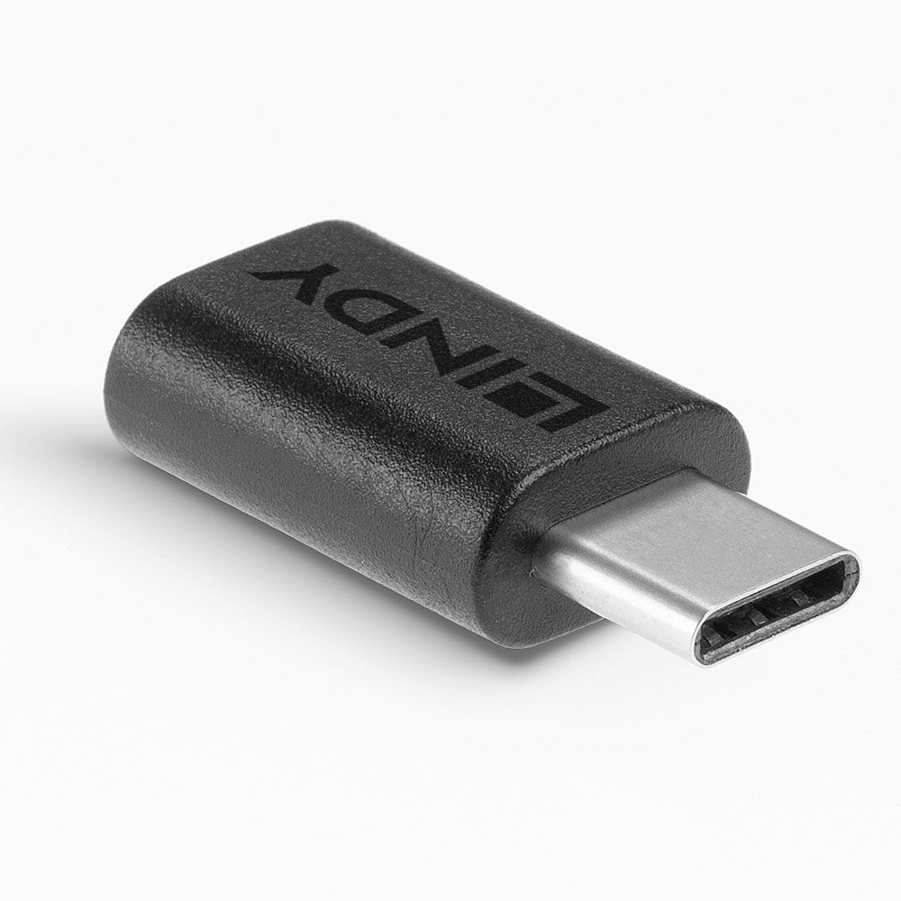 Adaptateur USB-C Lindy vers USB-C (Noir)