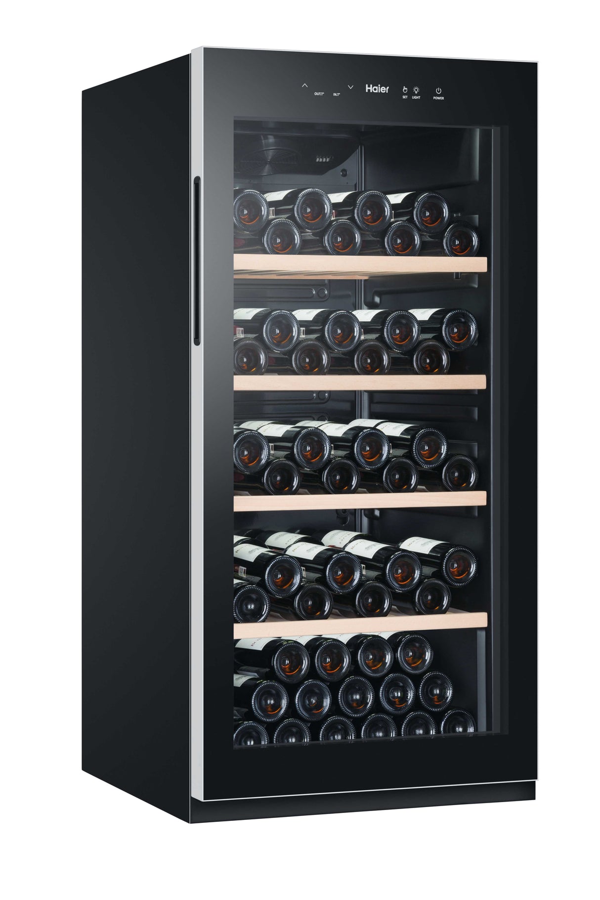 Cave a vin de vieillissement - HAIER HWS116GAE - Pose libre - 116 bouteilles H126.5 x L59,5 cm - Noir