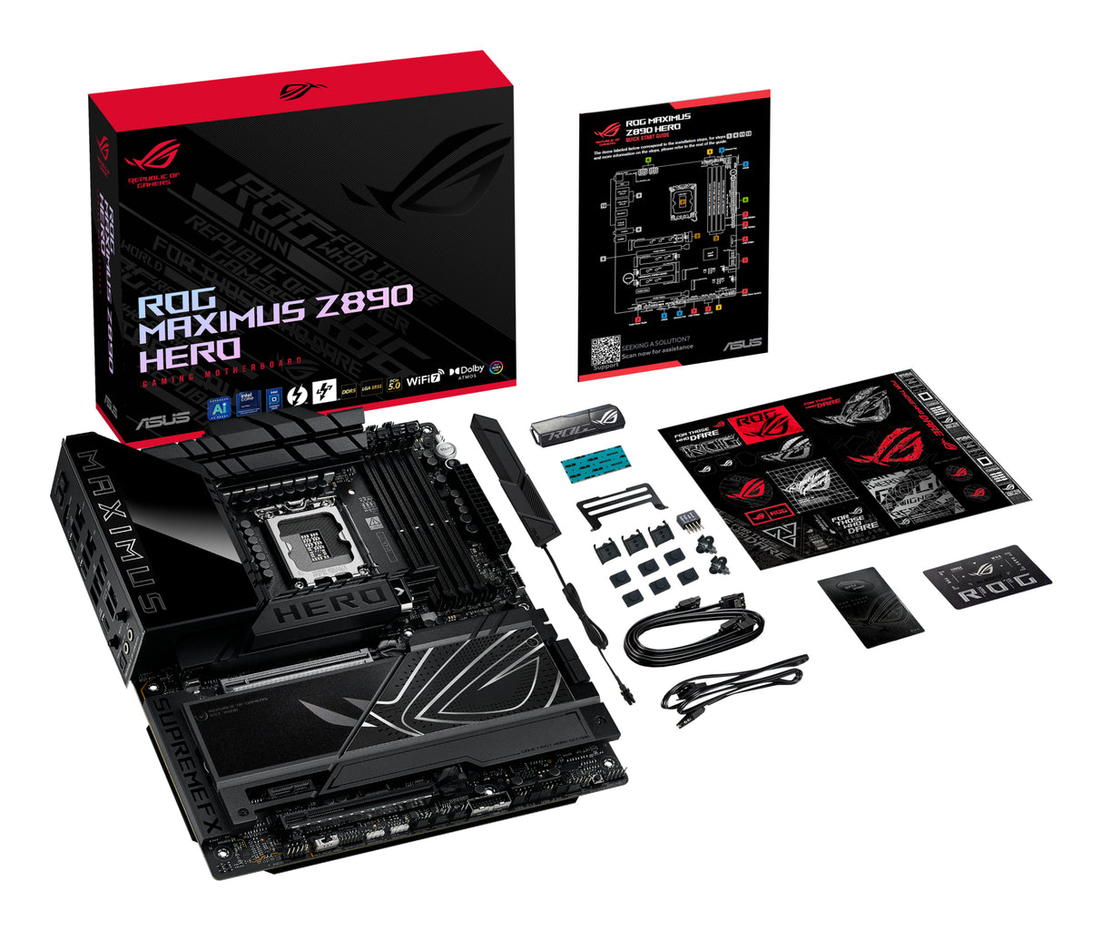 Carte mere - ASUS - MAXIMUS Z890 HERO - DDR5 - PCIe 4.0 - USB 3.2