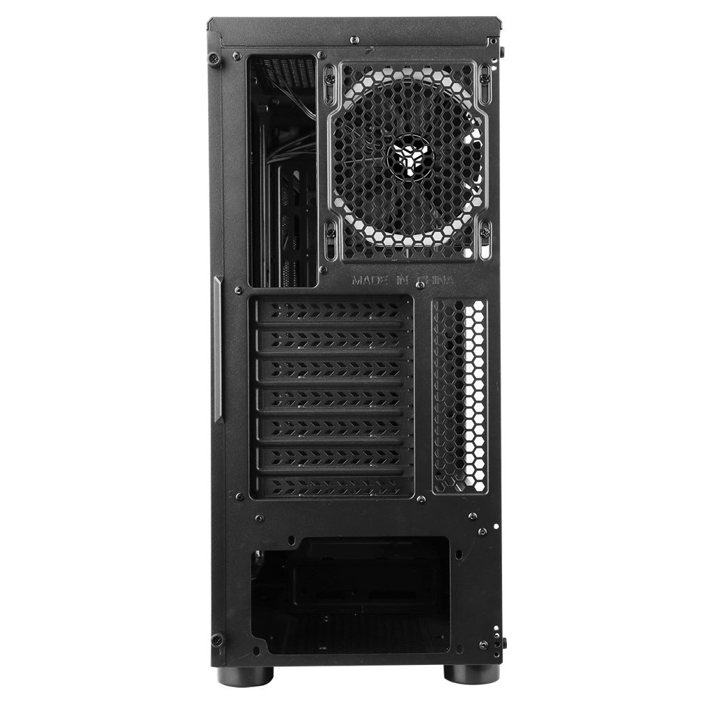 Boitier Moyen Tour ATX iTek Rock Evo RGB avec panneau vitré (Noir)