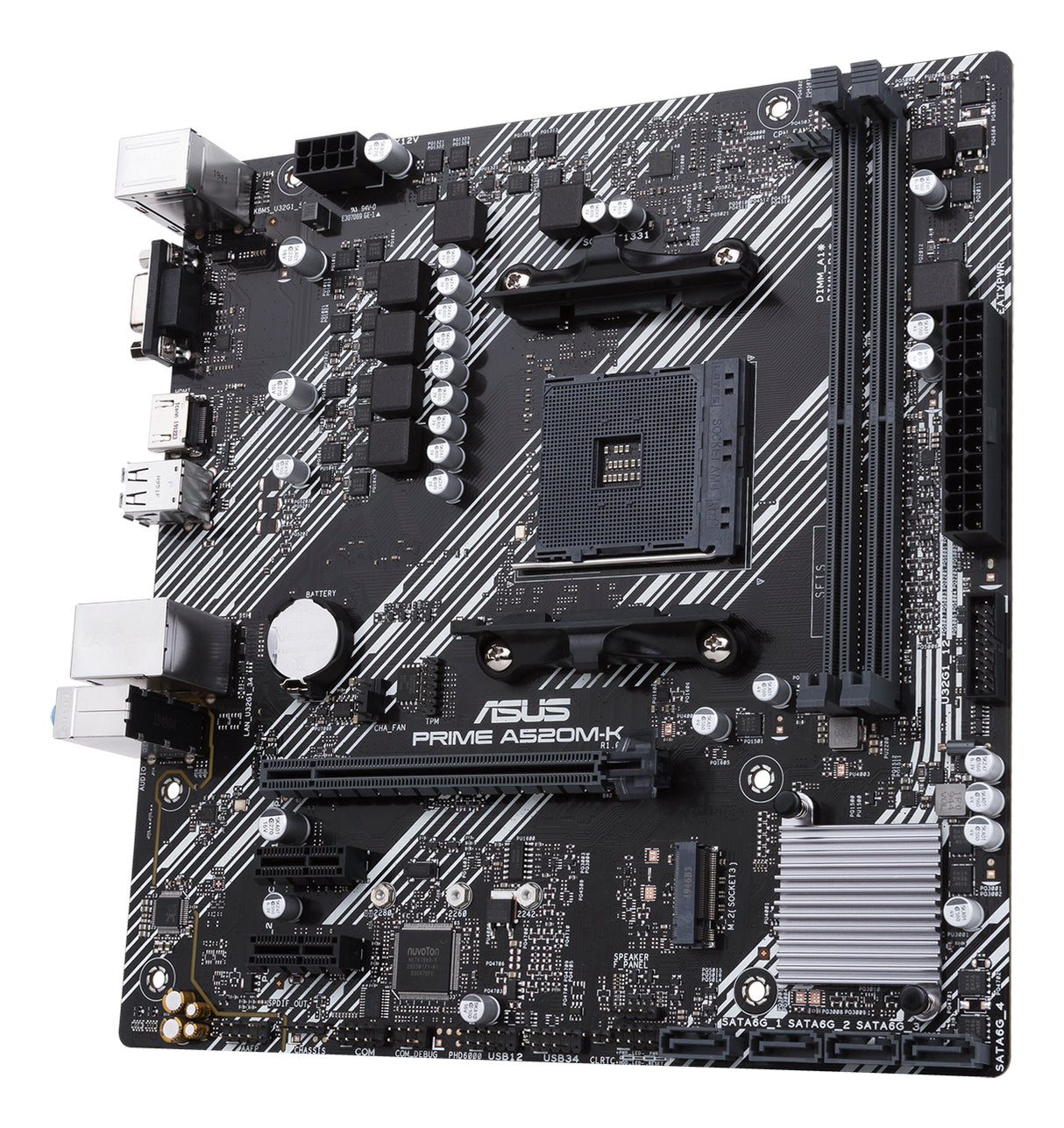 Carte mere - ASUS - PRIME A520M-K - AMD A520 - Emplacement AM4 micro ATX