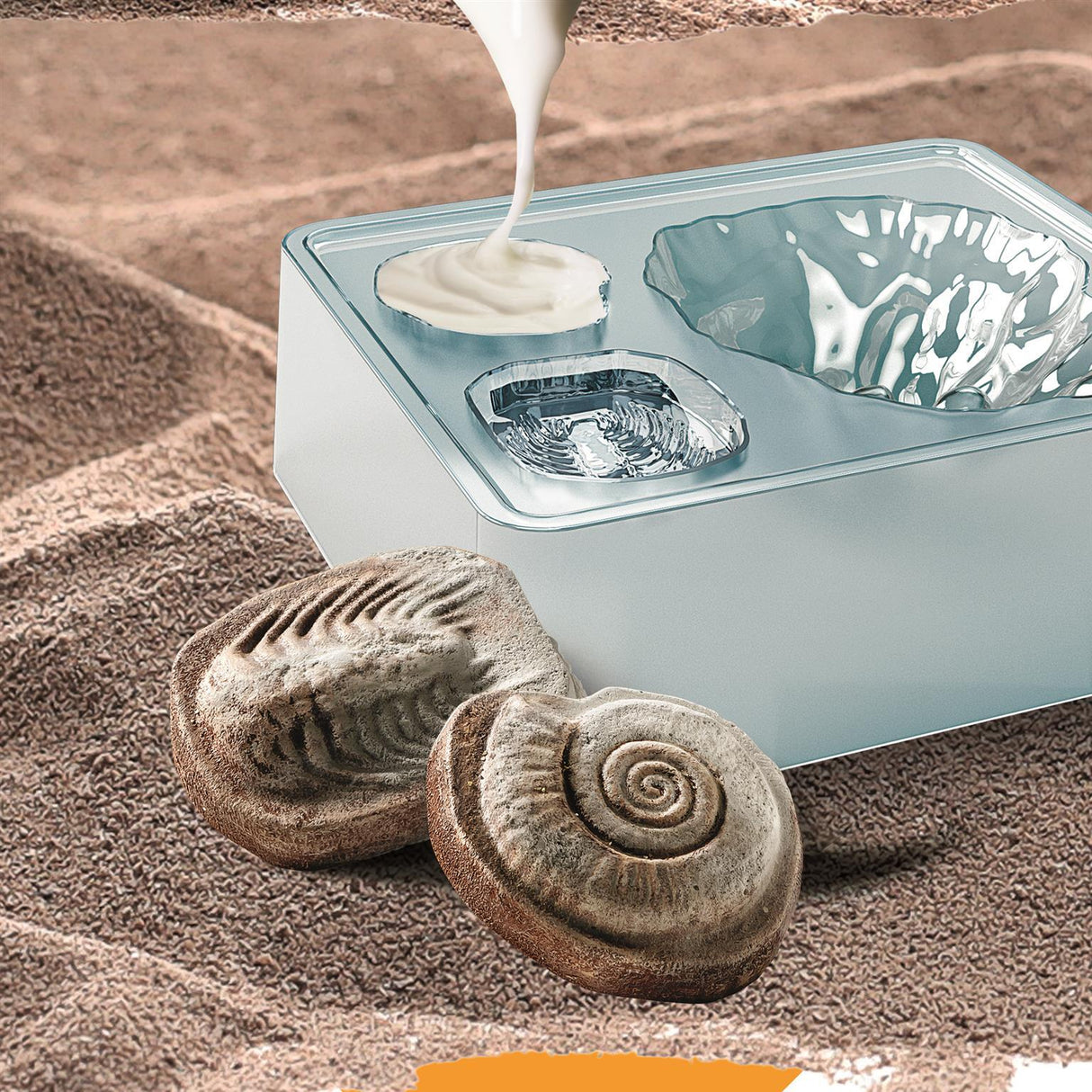 CLEMENTONI - Jurassic World - Dig Kit - Mosasaurus & Brachiosaurus