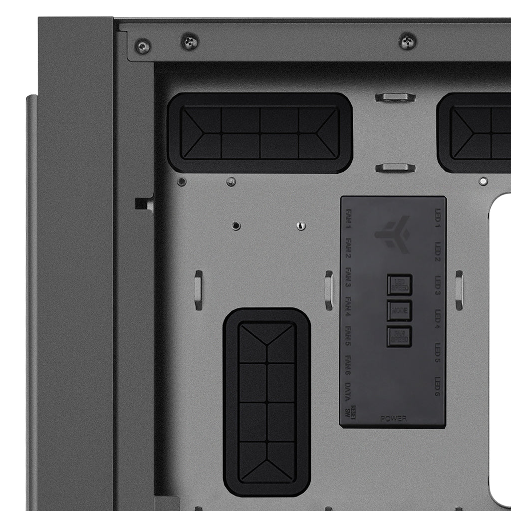 Boitier Moyen Tour ATX iTek Vertibra V210 RGB avec panneau vitré (Noir)