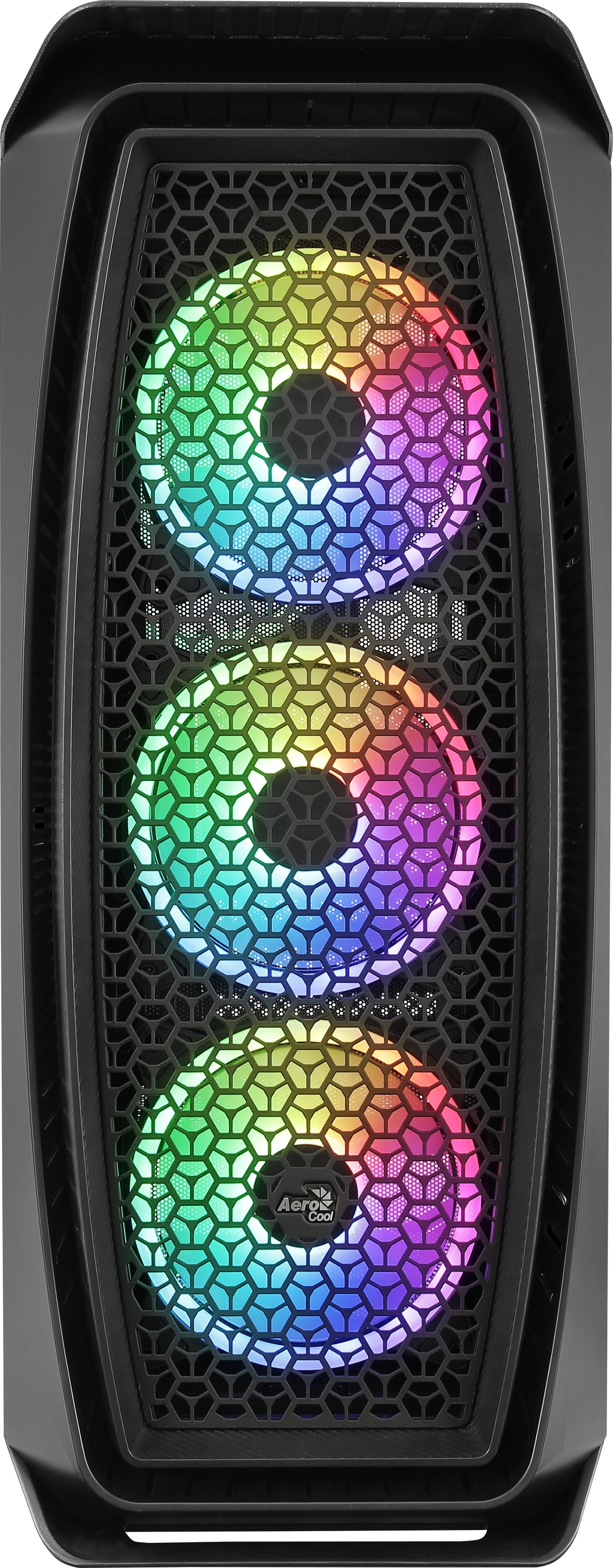 Boitier Moyen Tour ATX AeroCool Aero One Duo RGB avec panneau vitré (Noir)