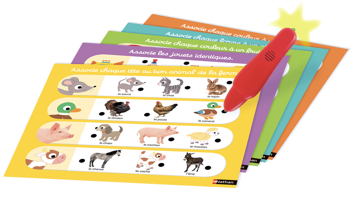 Jeu éducatif électronique - NATHAN - Nathan Baby Electro - Blanc - Multicolore - Enfant