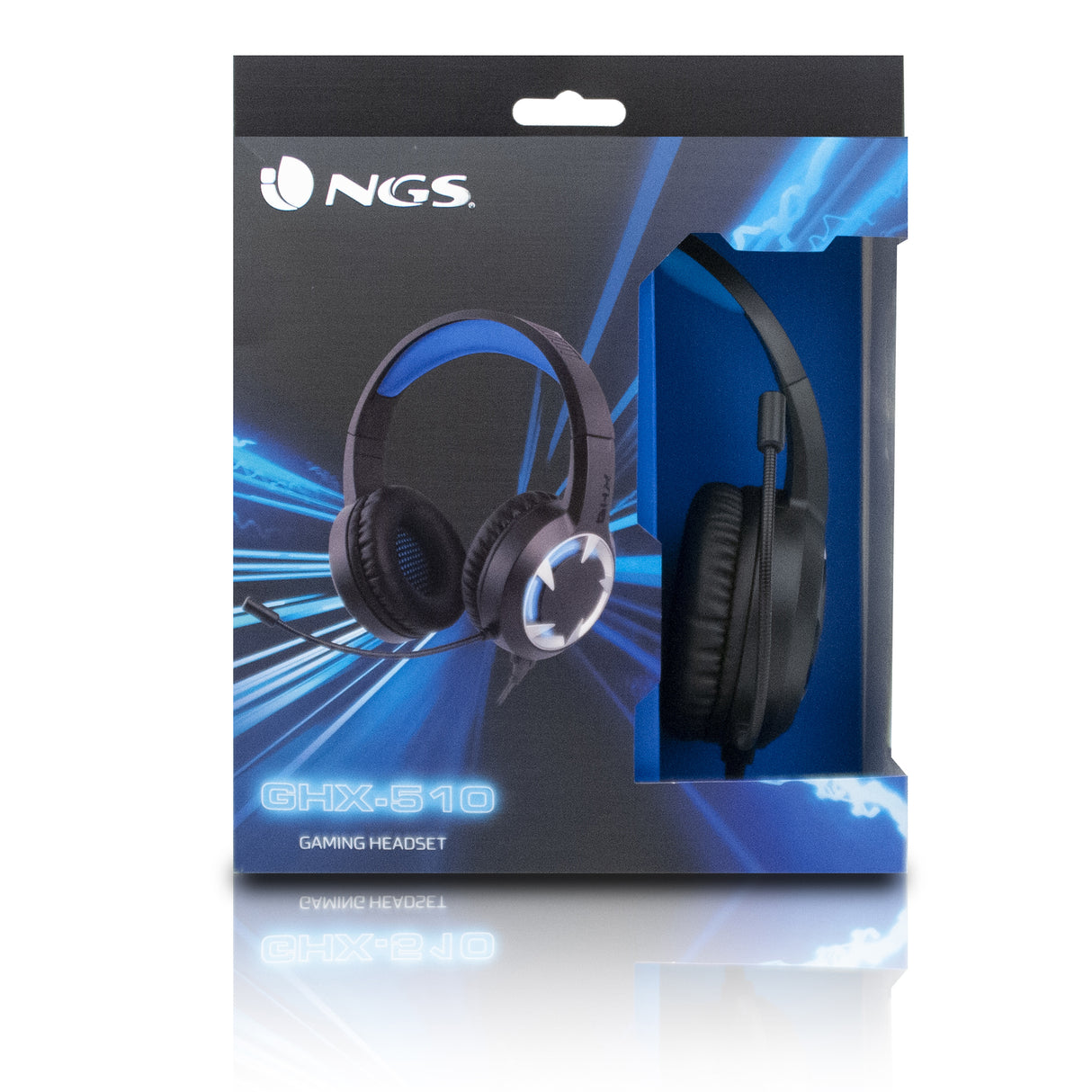 Casque Gamer filaire NGS GHX-510 (Noir/Bleu)