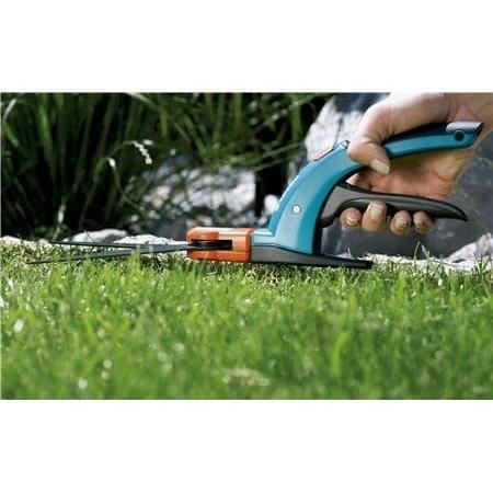 GARDENA Cisailles a gazon orientable Comfort Lames ondulées 360° Patin de guidage Revetement antiadhérence