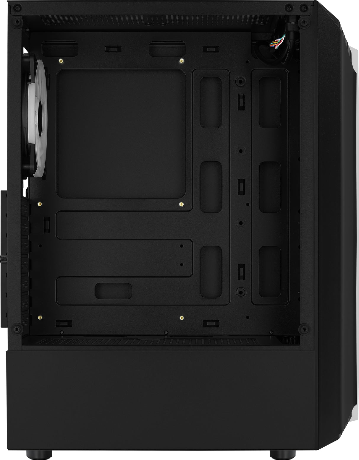 Boitier Moyen Tour ATX AeroCool Bionic-G avec panneau vitré (Noir)