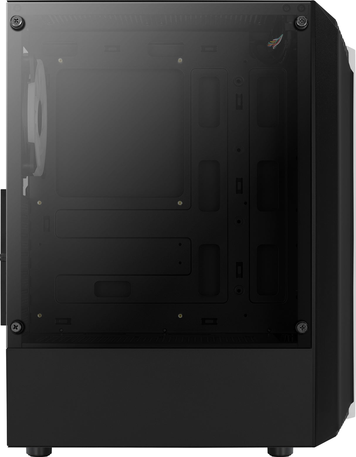 Boitier Moyen Tour ATX AeroCool Bionic-G avec panneau vitré (Noir)