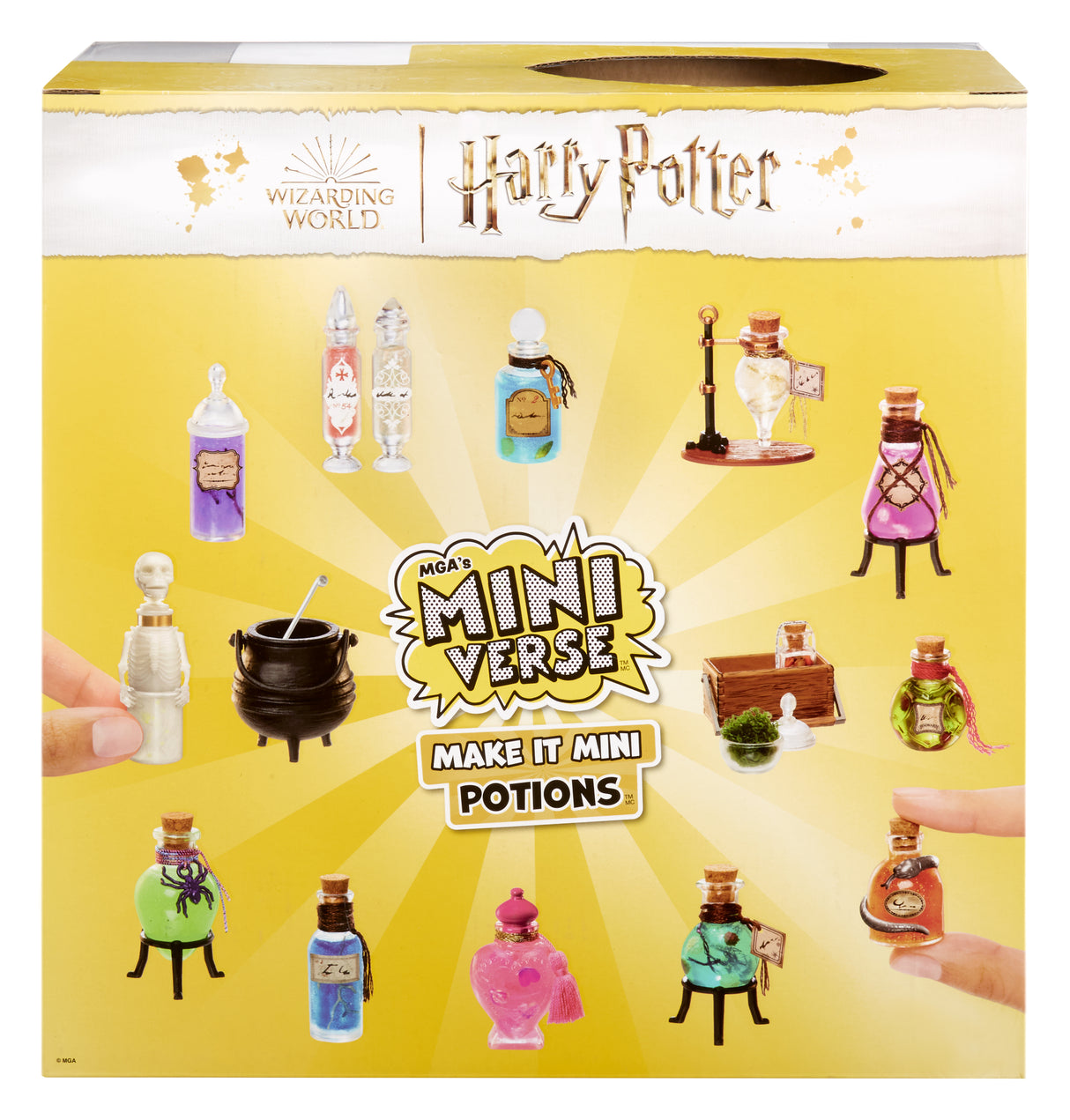 MGA Miniverse - Harry Potter - Jeu Créatif - Potions emblématiques - Loisirs créatif et décoratif en résine - Non Comestible - 8 ans