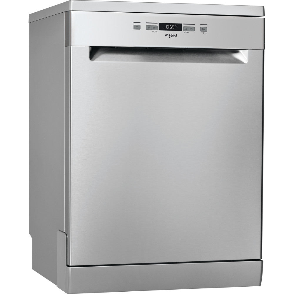 Lave-vaisselle pose libre WHIRLPOOL OWFC3C26X - 14 couverts - Induction - L60cm - 46dB - Inox/silver