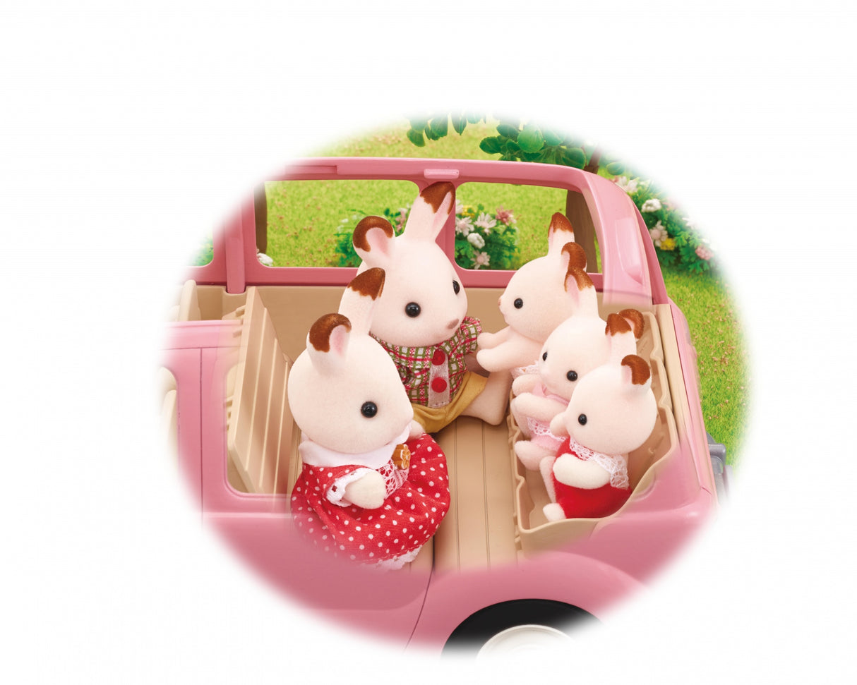 Le monospace rose et set de pique-nique - Sylvanian Families - 5535
