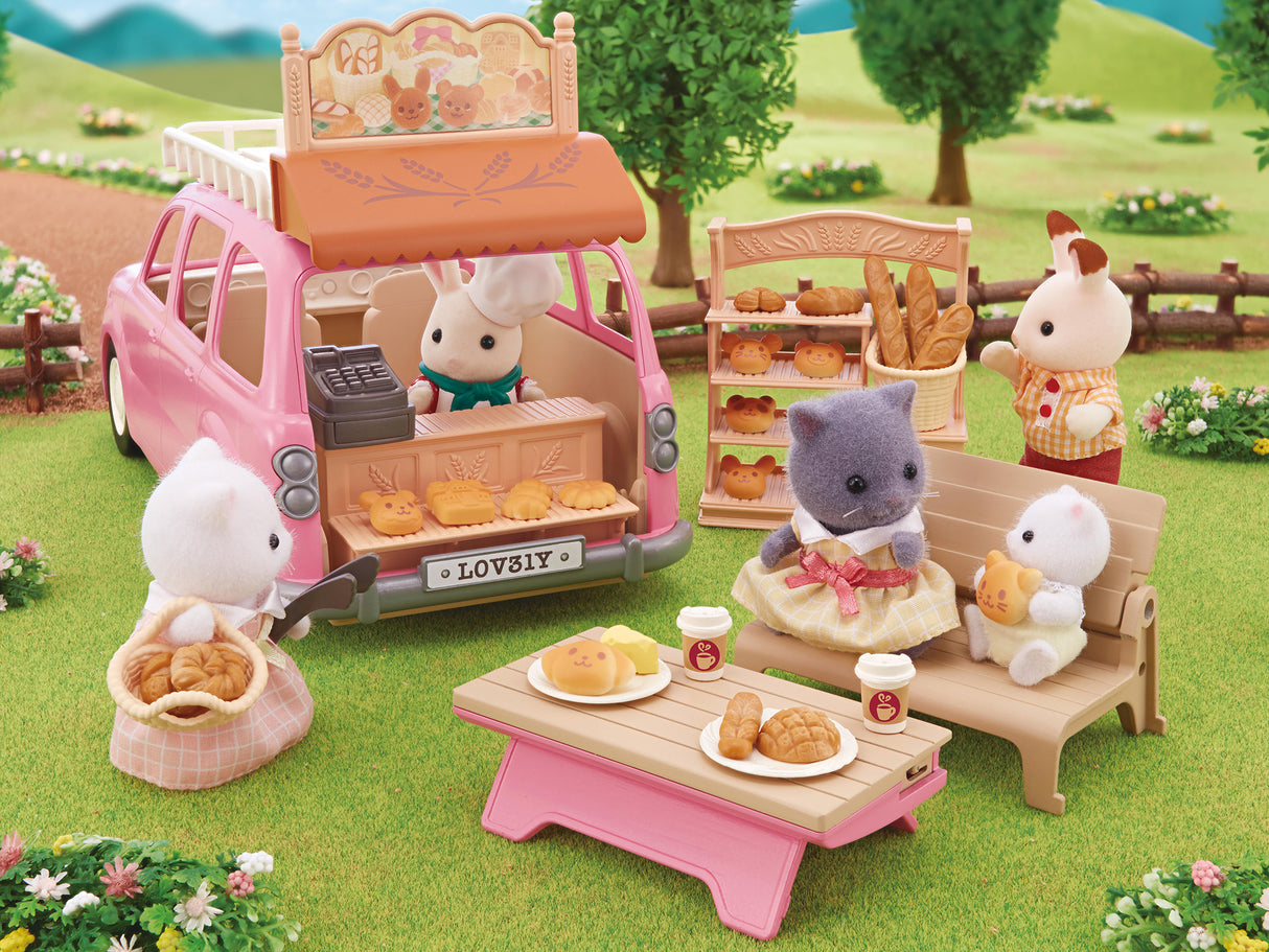 Le monospace rose et set de pique-nique - Sylvanian Families - 5535