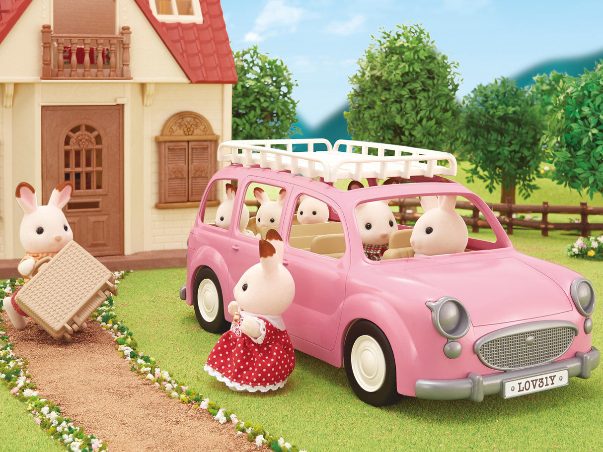 Le monospace rose et set de pique-nique - Sylvanian Families - 5535