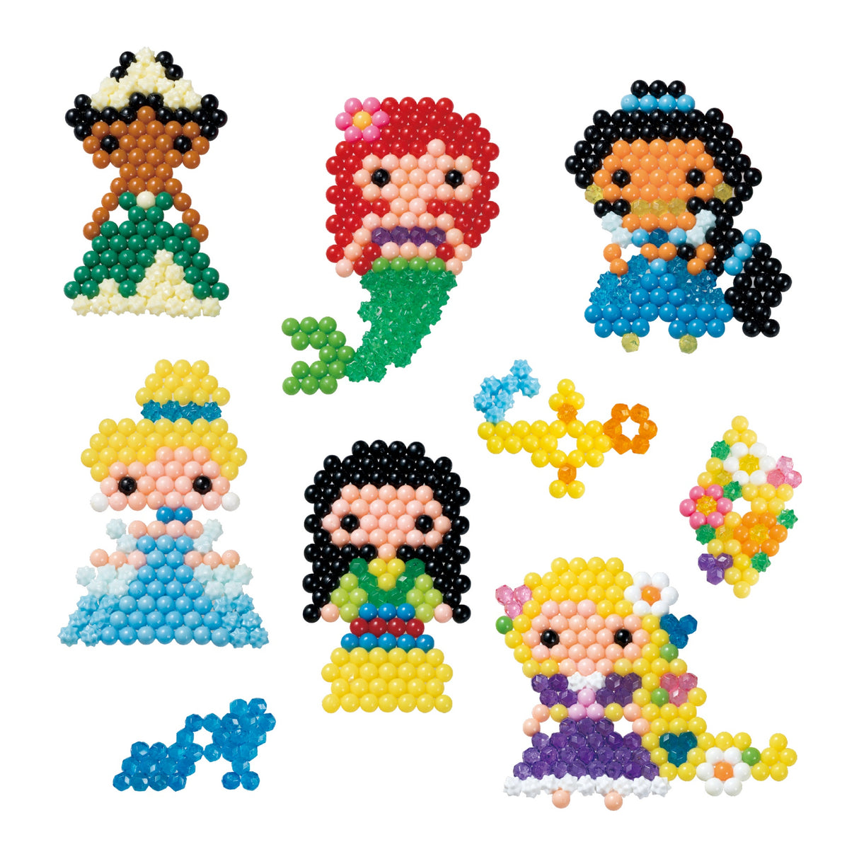 Aquabeads La box Princesses Disney, Jouet, perles qui collent avec de l'eau, Convient aux enfants a partir de 4 ans