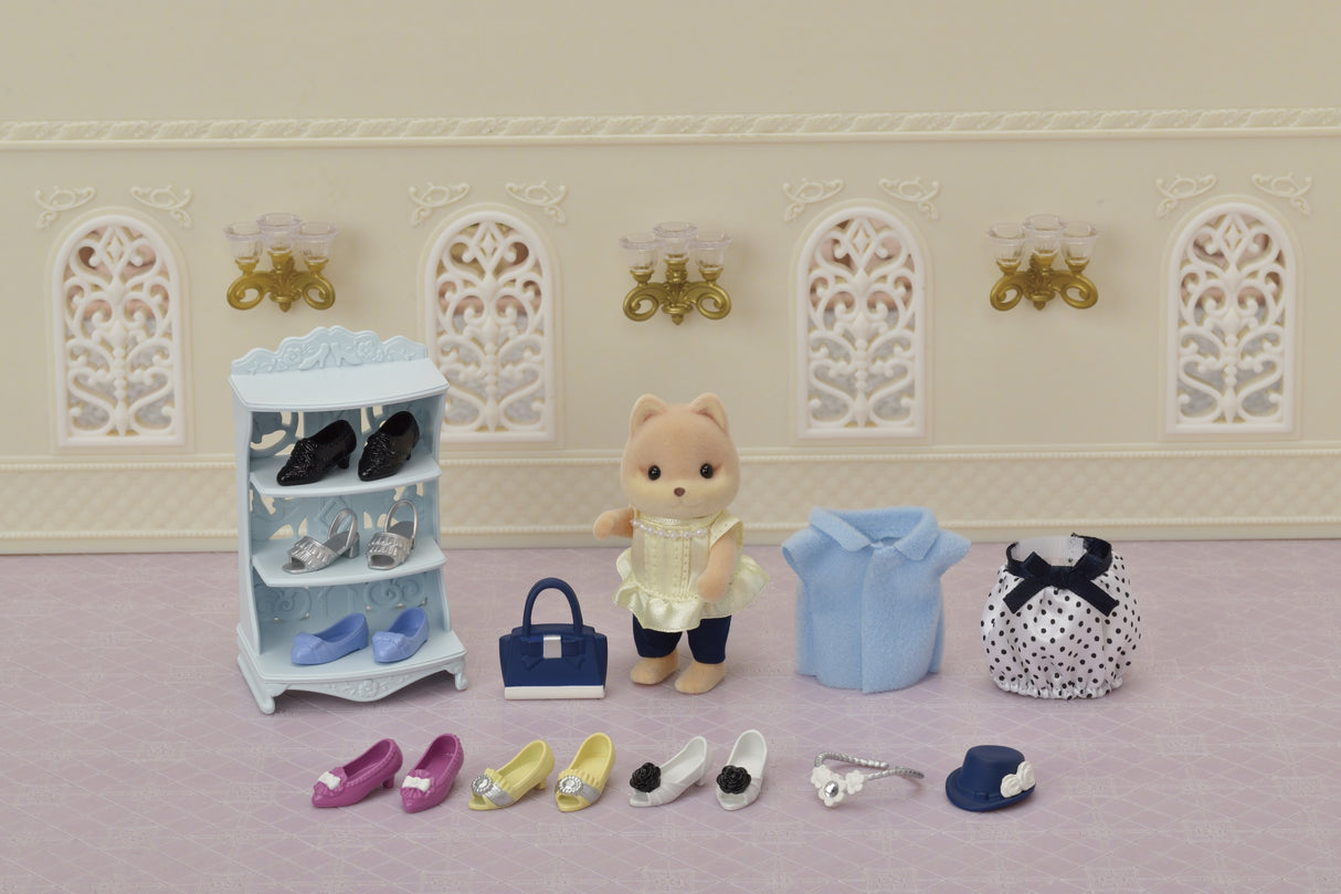 La valisette de mode et grande soeur chien caramel - Sylvanian Families - 5541