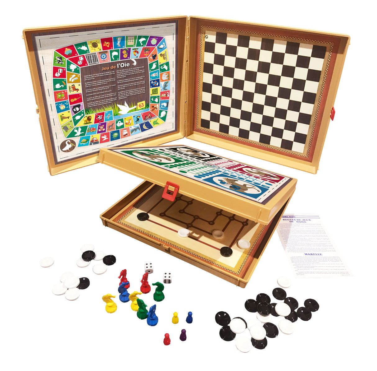 COFFRET 8 JEUX STANDARD - Jeu de société - DUJARDIN - Profitez de 8 jeux classiques réunis dans un seul coffret