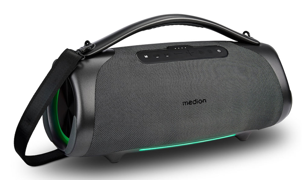 Enceinte Bluetooth - MEDION - XL - 100W RMS - Autonomie 30h - Protection IPX7 - RGB