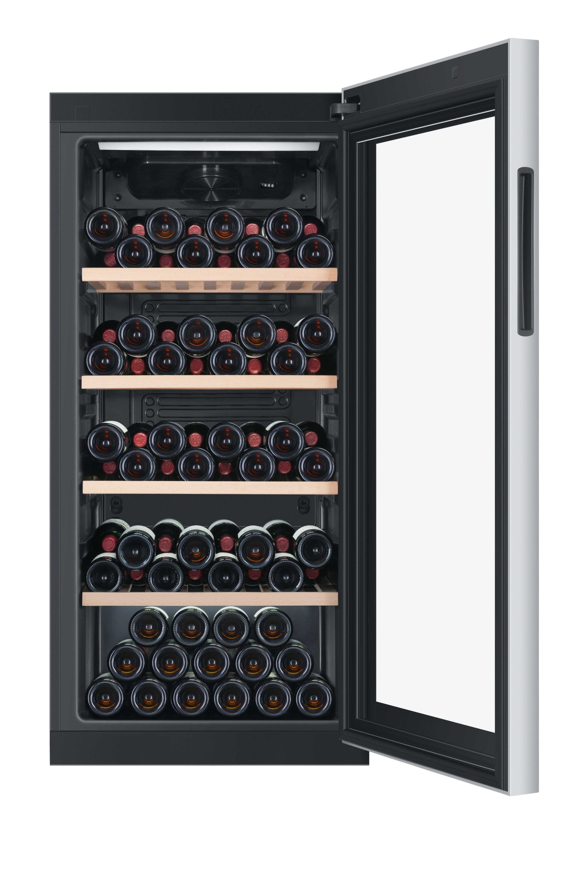 Cave a vin de vieillissement - HAIER HWS116GAE - Pose libre - 116 bouteilles H126.5 x L59,5 cm - Noir