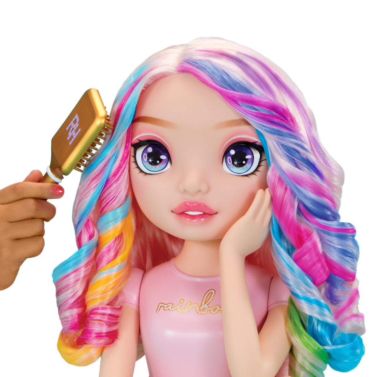 Rainbow High - Tete a coiffer Bella - 33cm - Colore ongles et cheveux - Des 4 ans