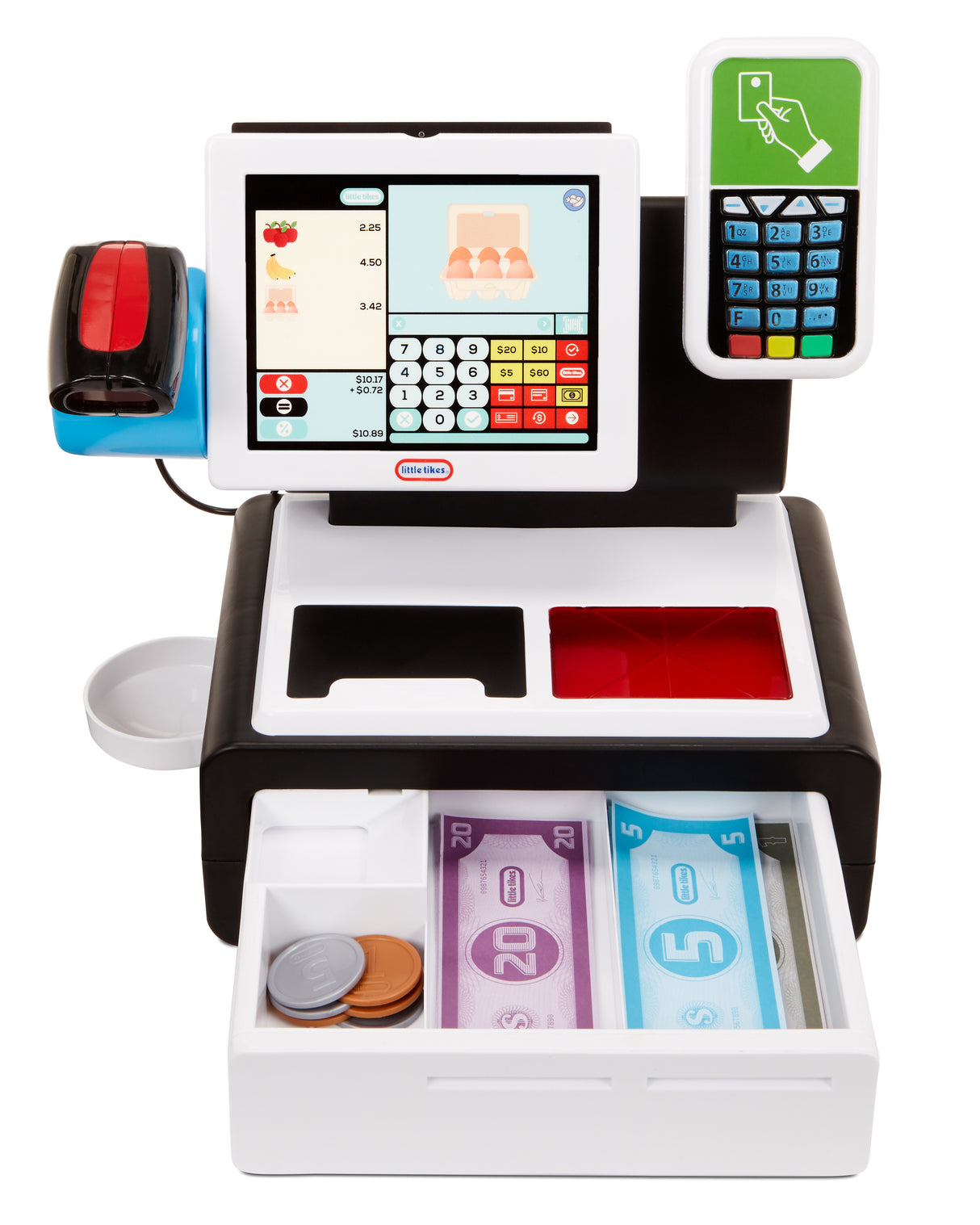 Little Tikes - Ma 1ere caisse enregistreuse - Jeu d'imitation - Avec accessoires et bruits réaliste - Des 3ans