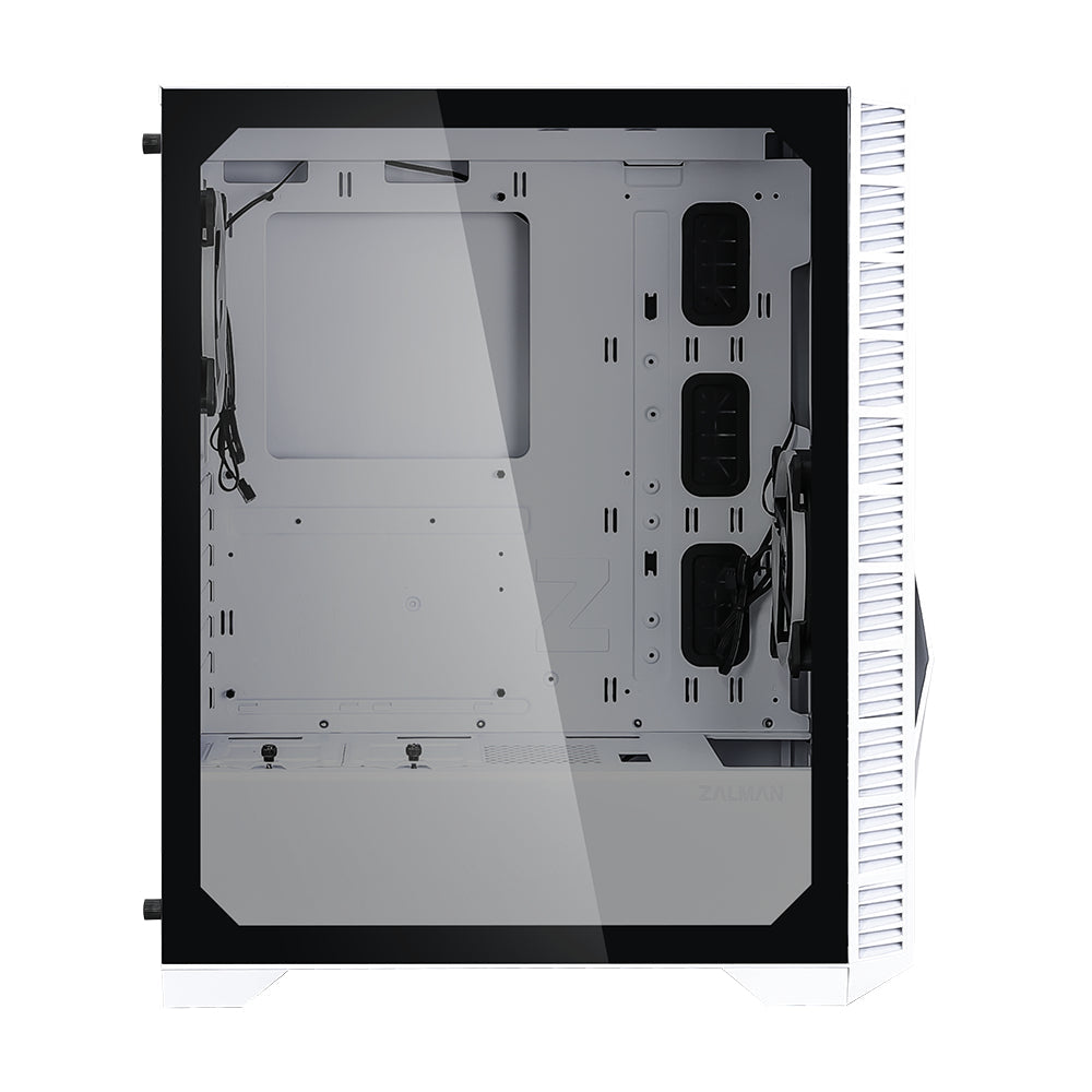 Boitier Moyen Tour ATX Zalman Z3 avec panneau vitré (Blanc)
