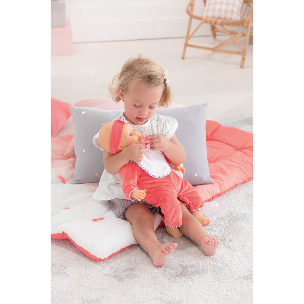 COROLLE - Mon Grand Poupon - Lila Chérie - 42cm - poupon interactif des 2 ans