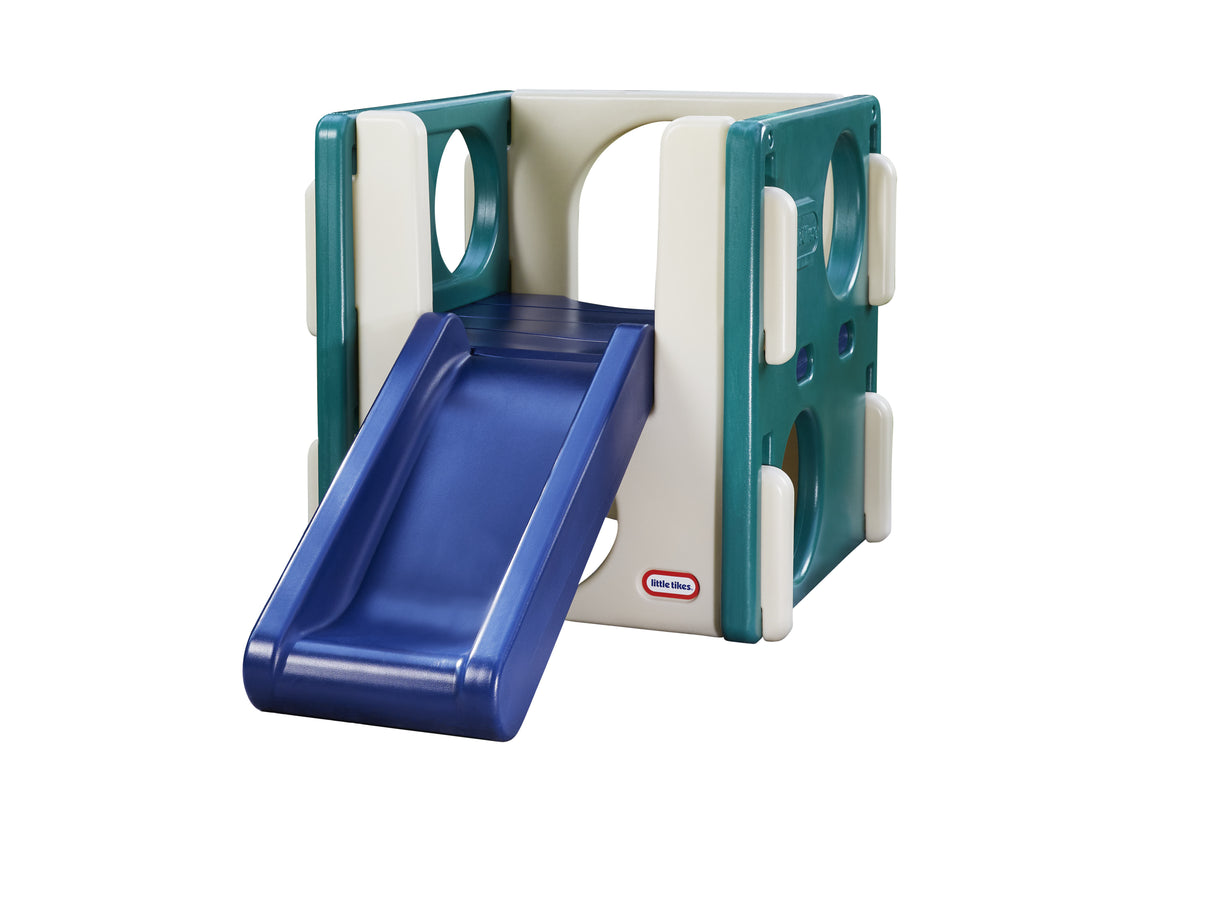 Little Tikes – Toboggan Intérieur/Extérieur – Vert, Blanc et Bleu – Pour Enfants de 18 Mois a 4 Ans