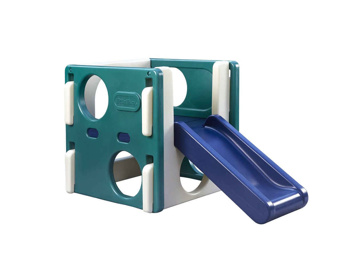 Little Tikes – Toboggan Intérieur/Extérieur – Vert, Blanc et Bleu – Pour Enfants de 18 Mois a 4 Ans