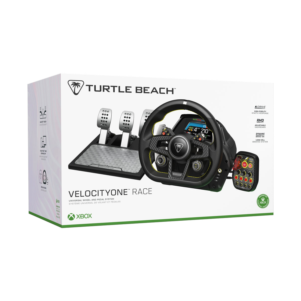 Systeme universel de volant et pédales - TURTLE BEACH - TBS-0726-05 - VelocityOne™ Race - XB et PC - Noir