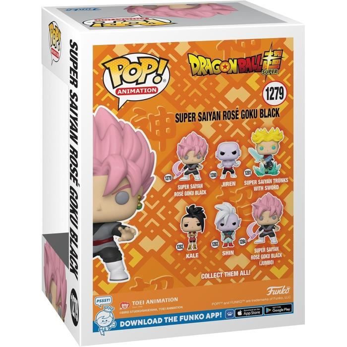 Figurine Funko Pop! - Animation Dragon Ball Super - Super Saiyan Rosé Goku Black - 1 279