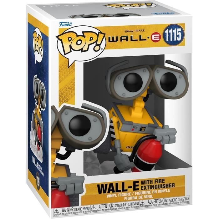 Figurine Funko Pop! - Disney Pixar Wall-E - Wall-E avec son extincteur - 1 115
