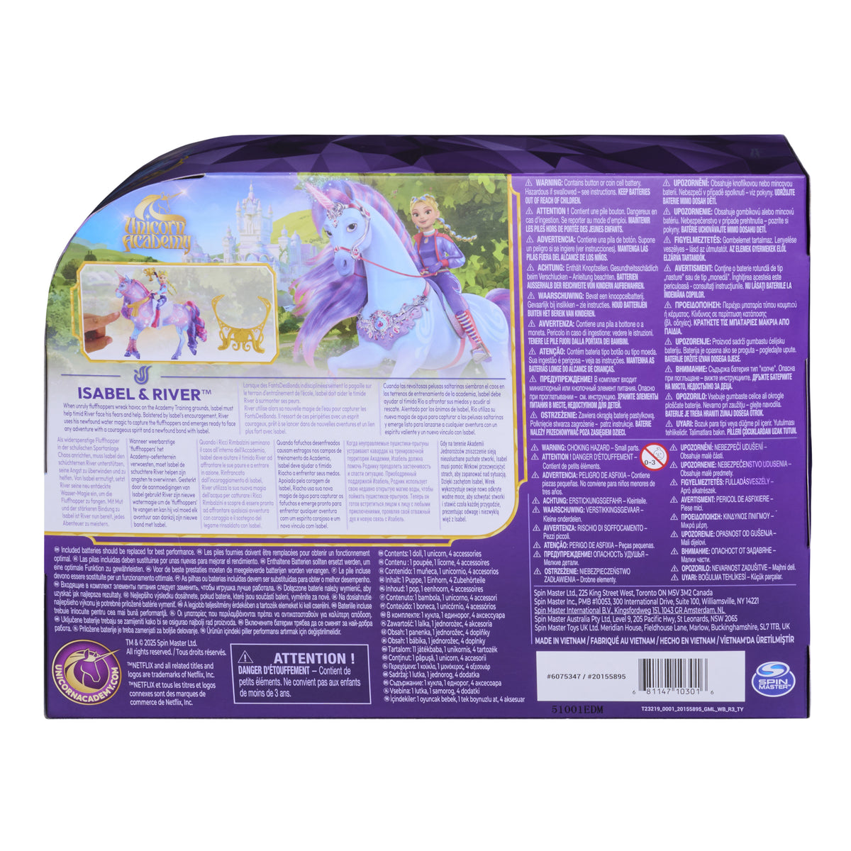 Playset intéractif - River & Isabel - a partir de 4 ans - Unicorn Academy