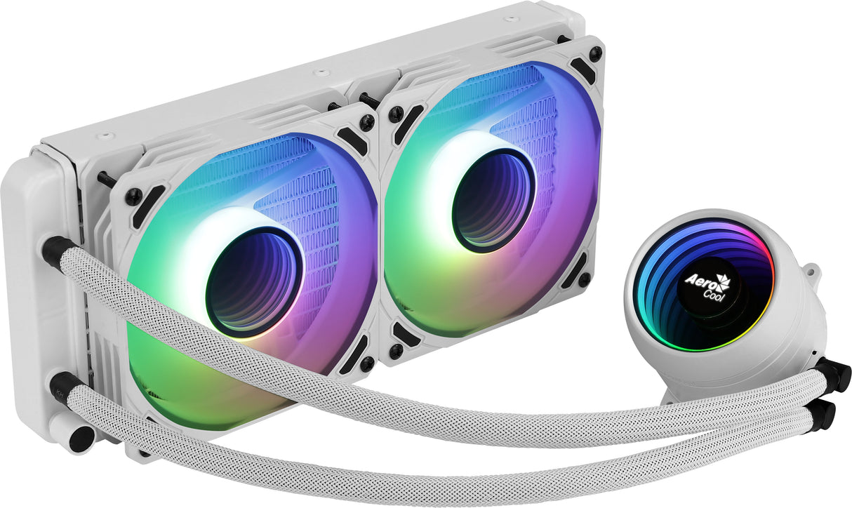 Kit Watercooling AIO Aerocool Mirage L240 RGB (Blanc)