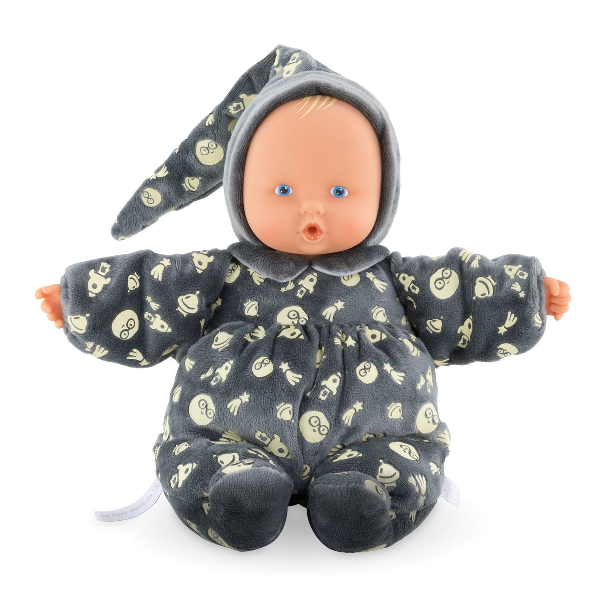 Mon Doudou COROLLE - Babipouce Brille dans la Nuit - 28 cm - senteur de vanille - des la naissance