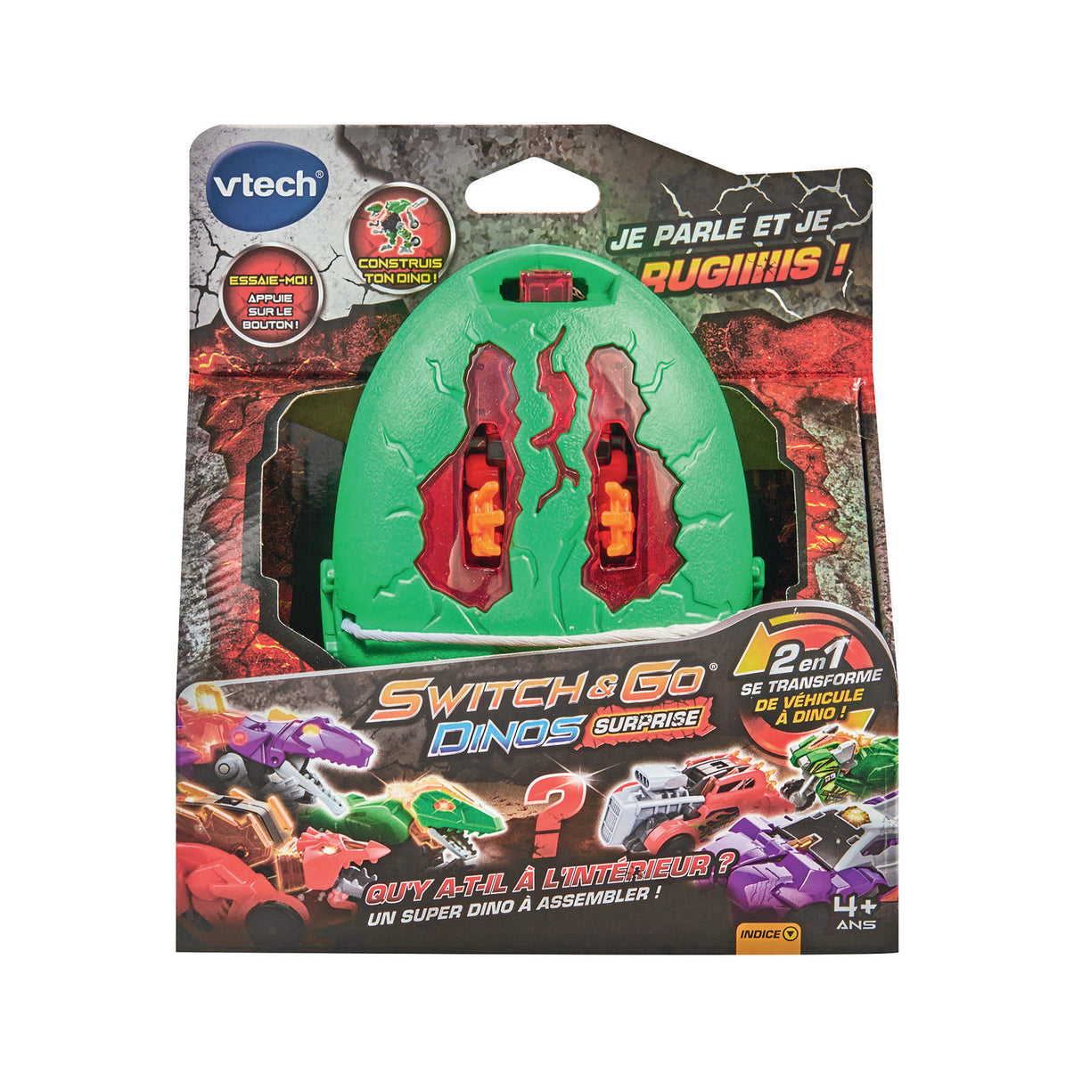 VTECH SWITCH & GO DINOS SURPRISE V2 (6 MODELES DIFFERENTS)