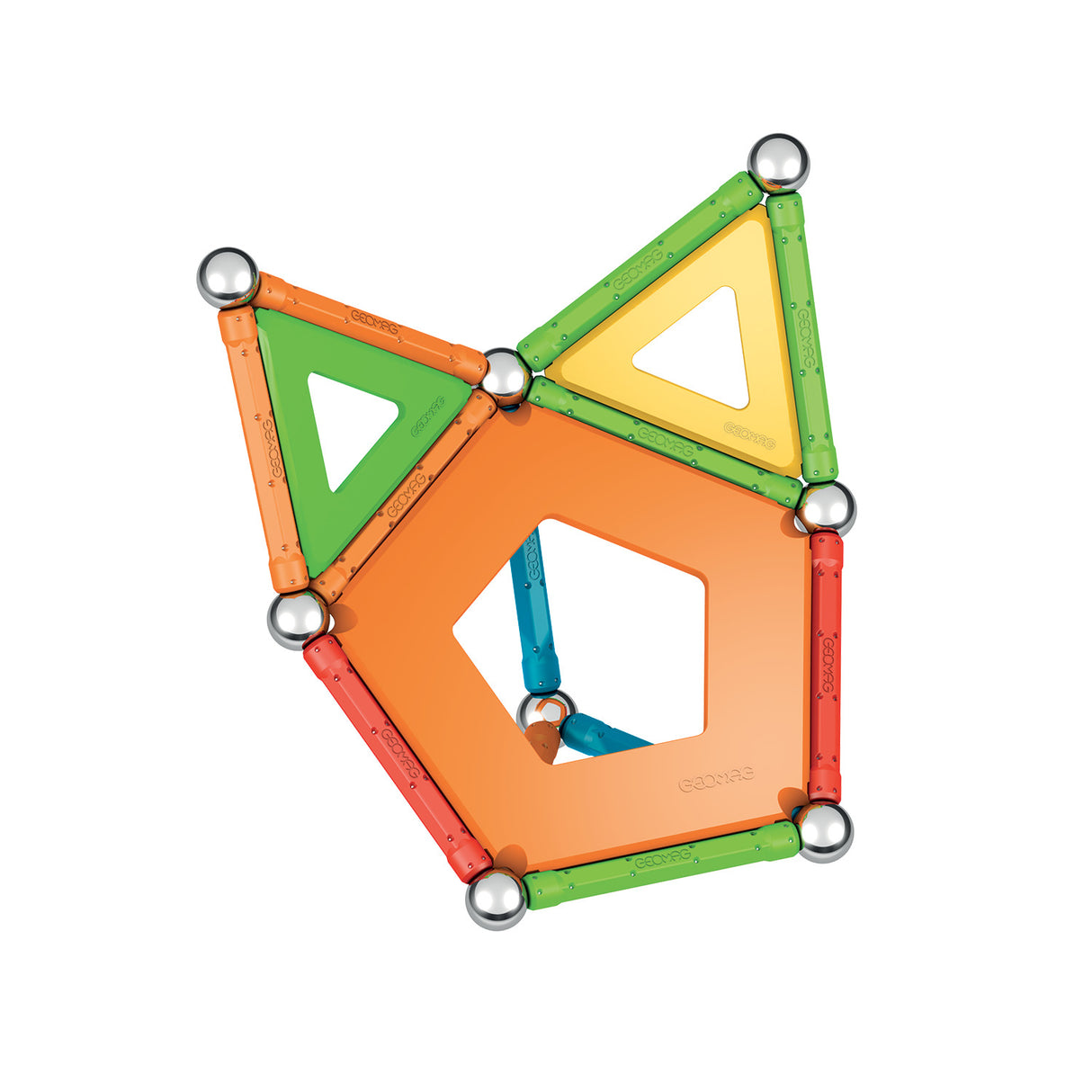 Jeu de construction magnétique - GEOMAG - Supercolor Panels Recycled 35 pieces - Plastique recyclé - 3D - Éducatif