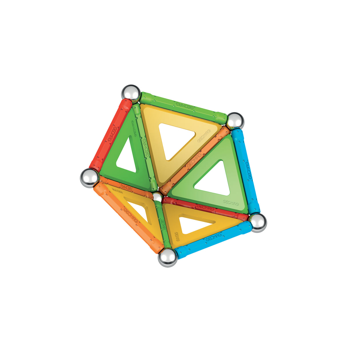 Jeu de construction magnétique - GEOMAG - Supercolor Panels Recycled 35 pieces - Plastique recyclé - 3D - Éducatif