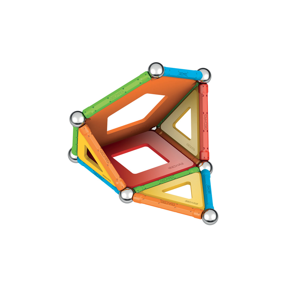 Jeu de construction magnétique - GEOMAG - Supercolor Panels Recycled 35 pieces - Plastique recyclé - 3D - Éducatif