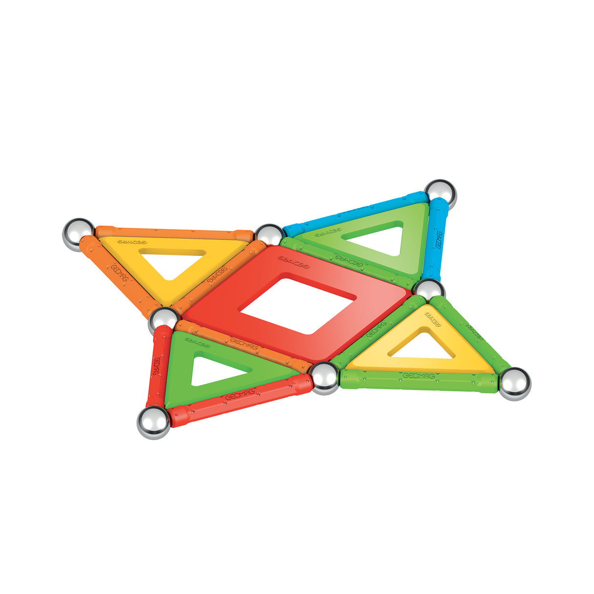 Jeu de construction magnétique - GEOMAG - Supercolor Panels Recycled 35 pieces - Plastique recyclé - 3D - Éducatif