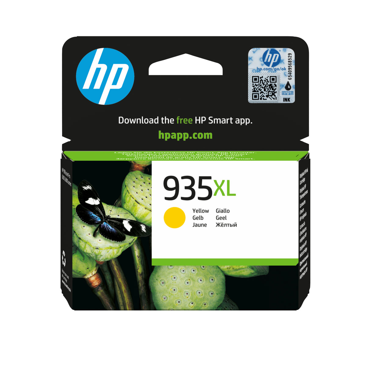 HP 935XL Cartouche d'encre jaune grande capacité authentique (C2P26AE) pour HP OfficeJet 6230/6820/6830