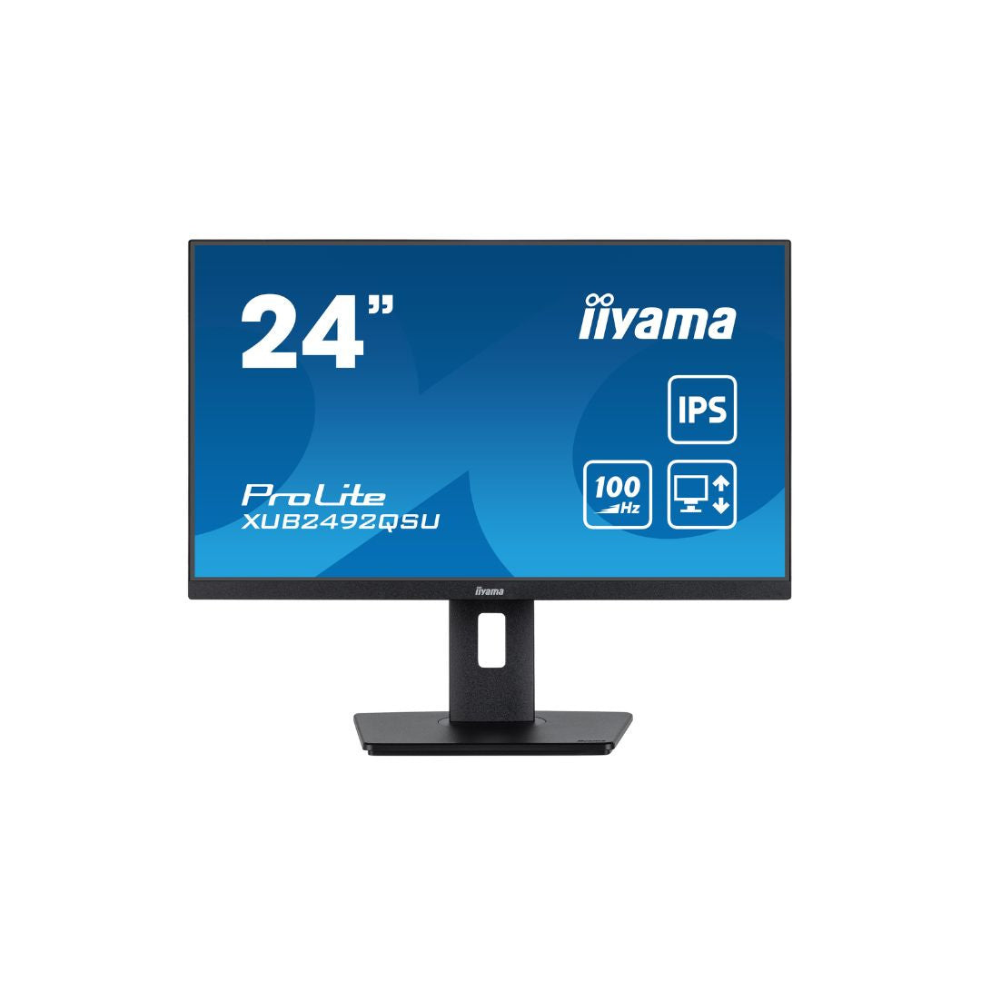 Ecran IIYAMA 23,8 Noir IPS 16:9 0.5ms WQHD 2560x1440 300 cd/m 100Hz 1xHDMI 1xD