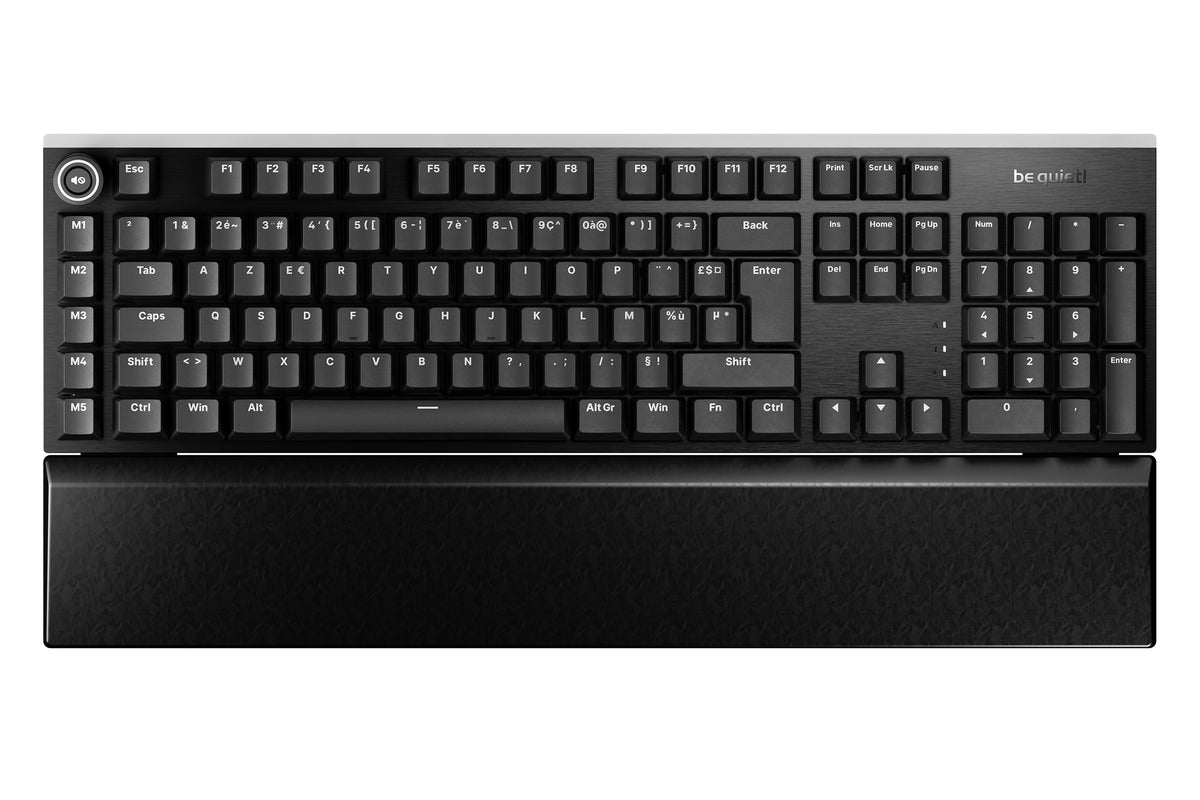 Clavier mécanique Gamer - Silent Tactile - BE QUIET! - Light Mount - FR ISO - ARGB