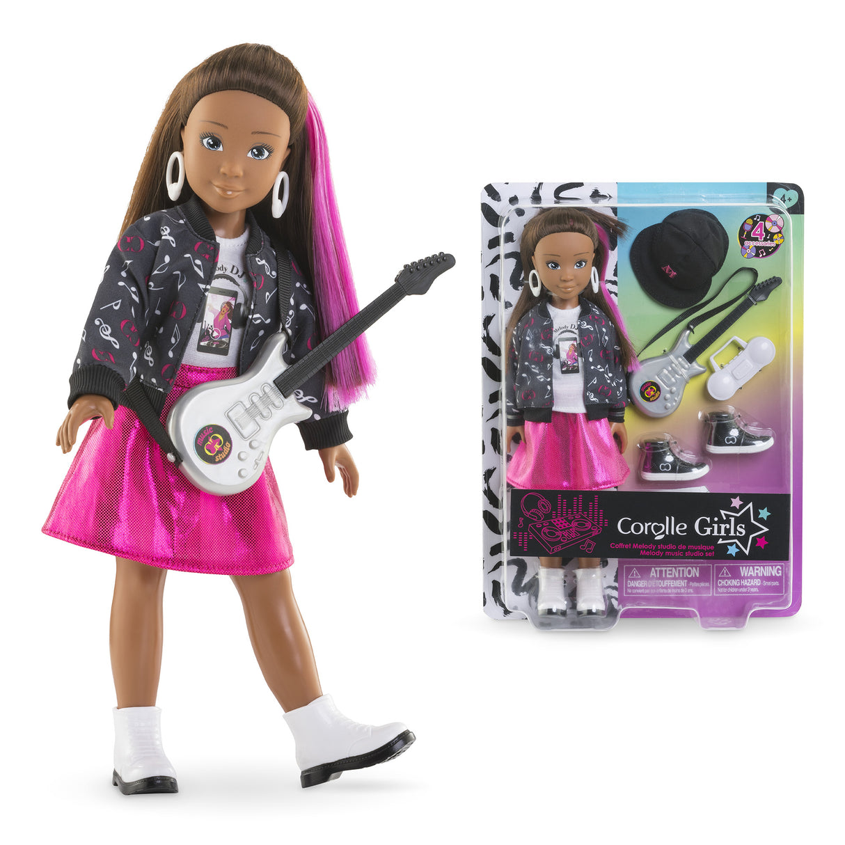 Poupée mannequin - COROLLE - Melody Music Studio - 28 cm - 4 accessoires - des 4 ans