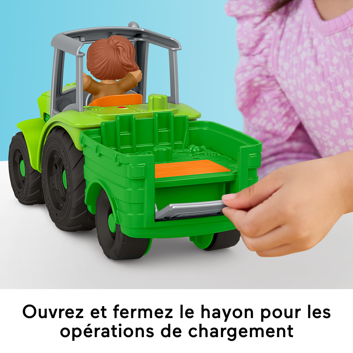 Fisher-Price - Little People - Tracteur a pousser - Véhicule musical - Fisher-Price - JGX12