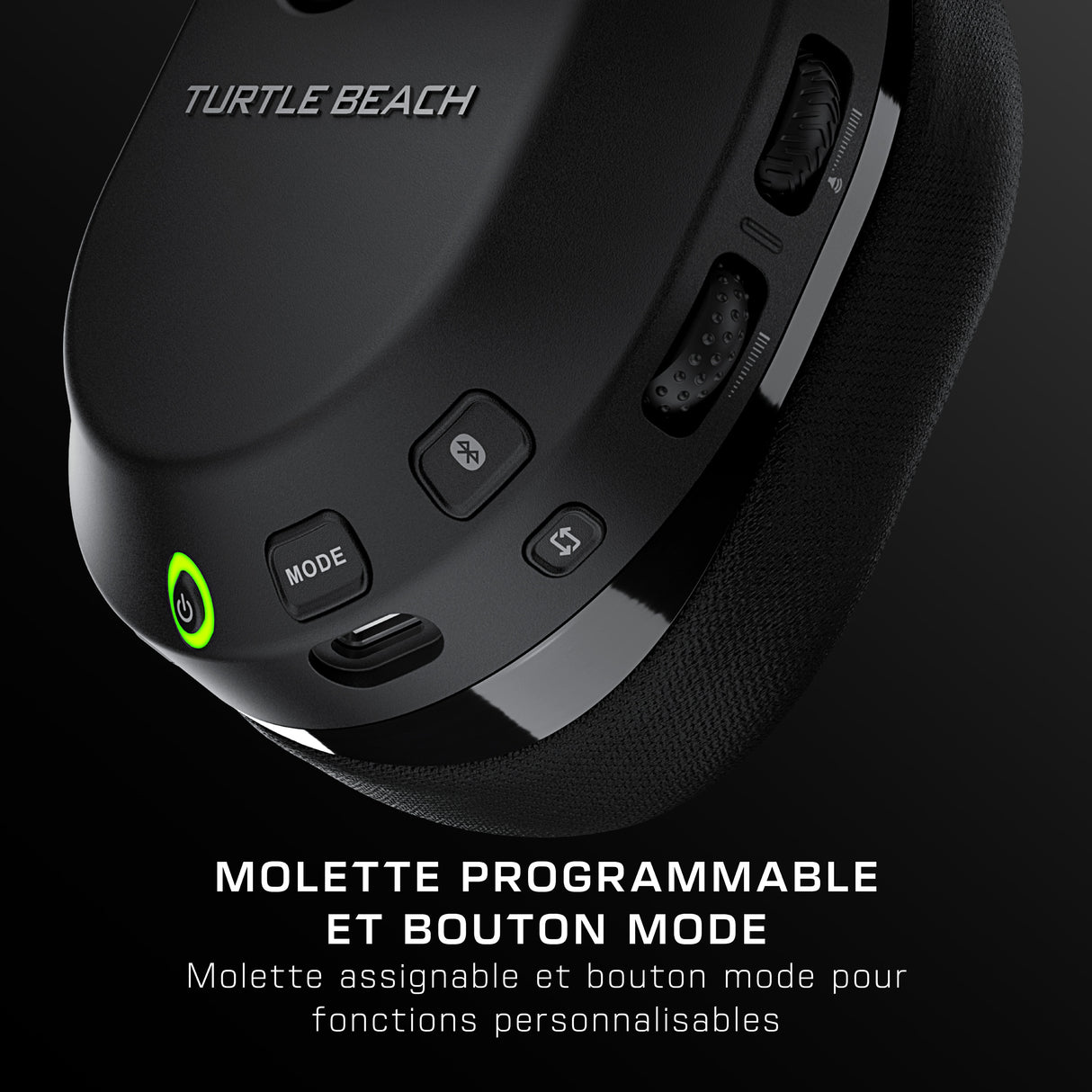 Casque de gaming multi-plateforme sans fil - TURTLE BEACH - Stealth™ 600 PC (Gen 3) - Noir