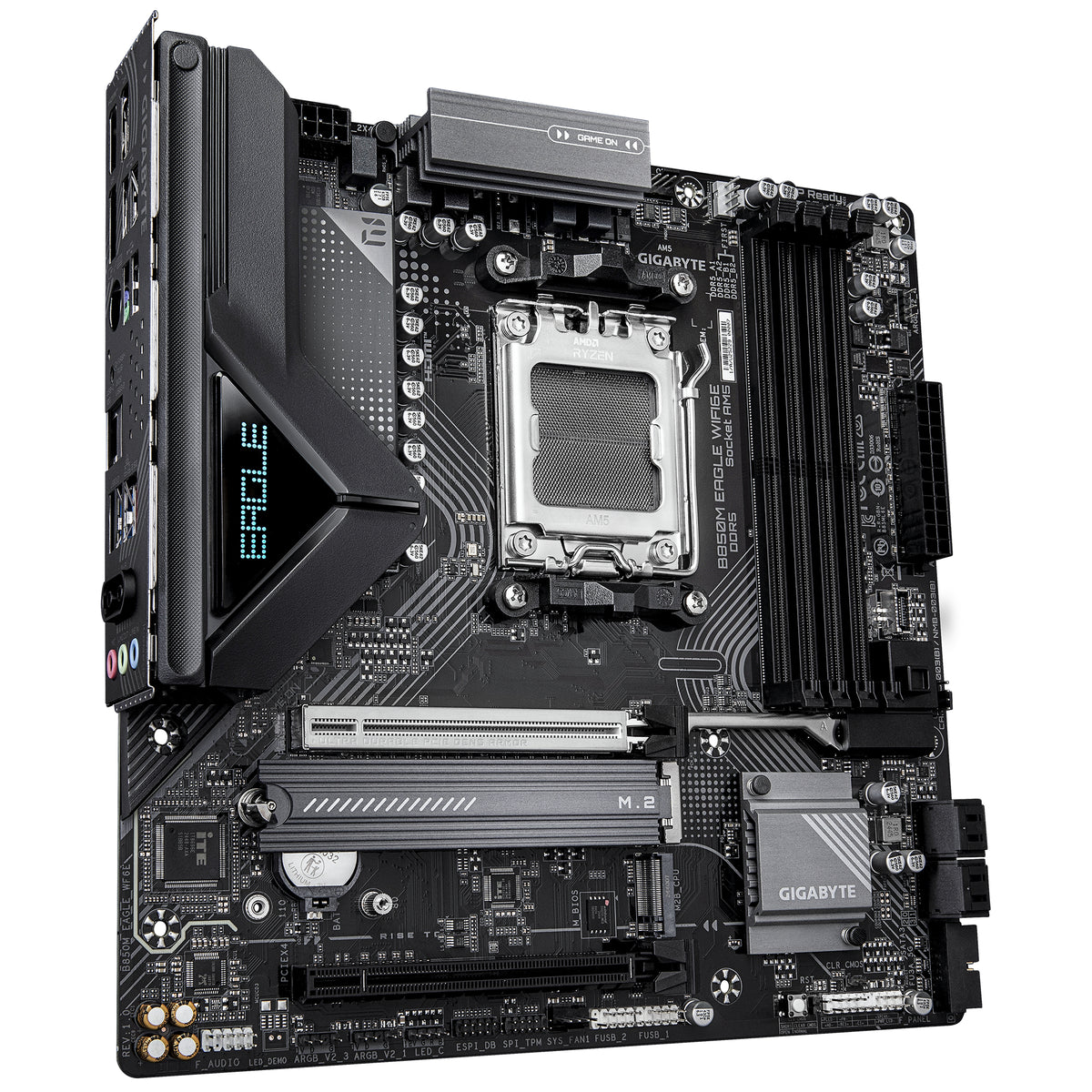 Carte mere - GIGABYTE - B850M EAGLE WF6E - Format Micro-ATX - Chipset AMD B850 - DDR5 & PCIe 5.0 - WiFi 6E
