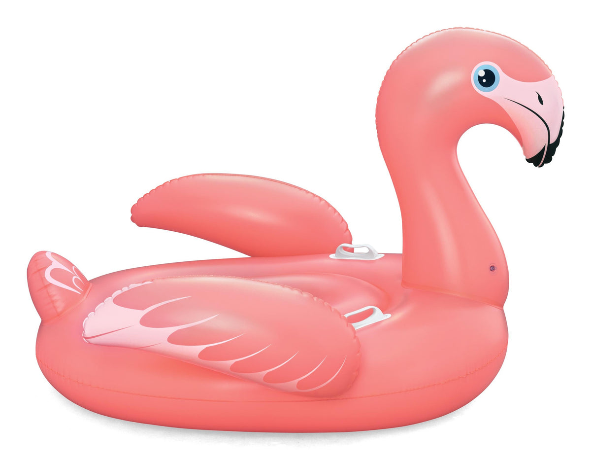 Bouée a chevaucher - Bestway - Flamant rose - 168 x 120 cm