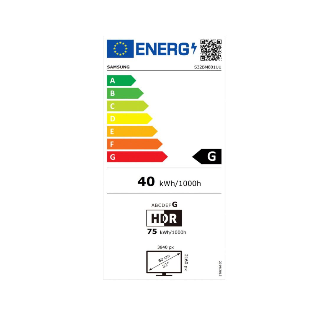ECRAN 32 SAMSUNG LS32BM801UU Smart Monitor M8 3840 x 2160 4K 4ms 400cd/m 3000: