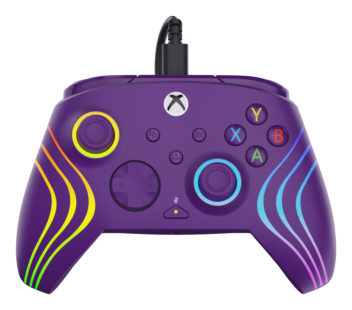 Manette de jeu - Xbox Series X|S, Xbox One et PC - Afterglow Wave - RGB - Filaire - Violet - TURTLE BEACH